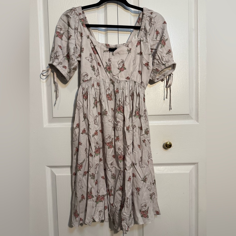 Her Universe Disney Lady & The Tramp Floral Mini Dress